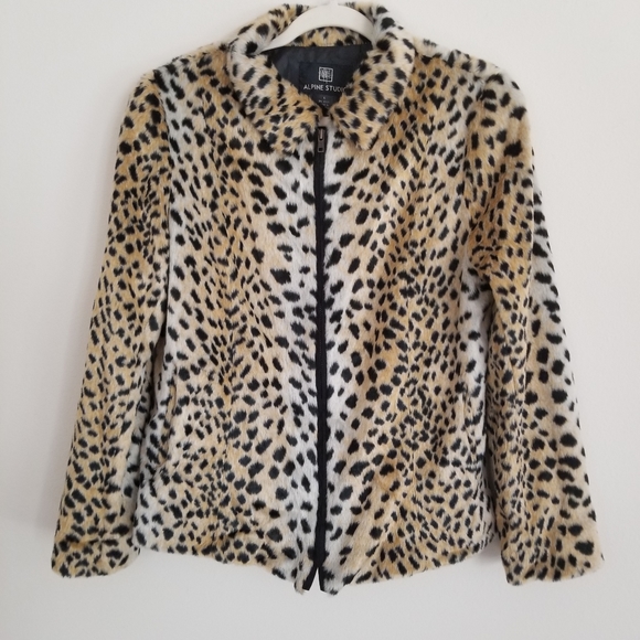 ALPINE STUDIO ANIMAL PRINT JACKET - Picture 2 of 10